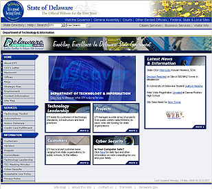 New Portal Design, to meet the needs of the Technologies Department.